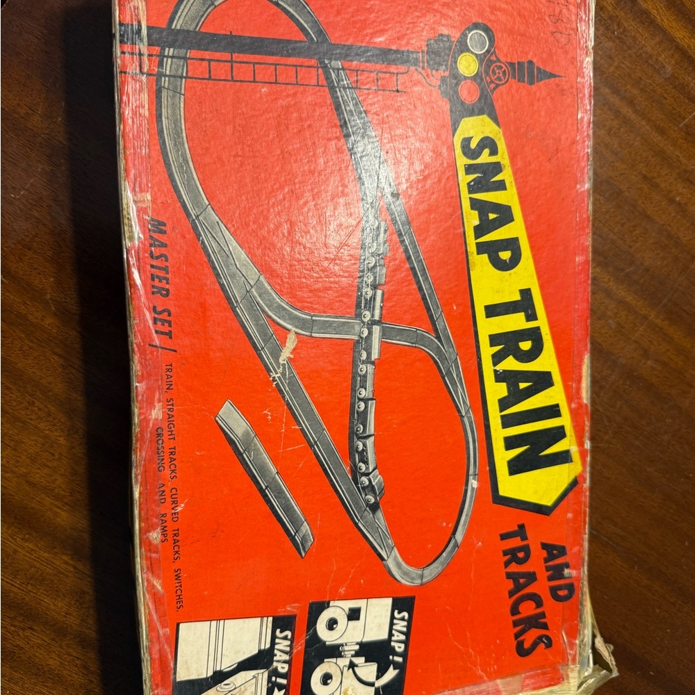 Vintage Snap Train Aid Tracks Set